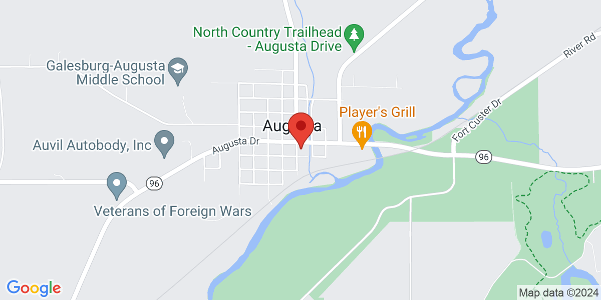 Map of Augusta-Ross/McKay Library